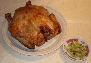 Fotografia przedstawiająca Kurczak pieczony w soli po kantońsku