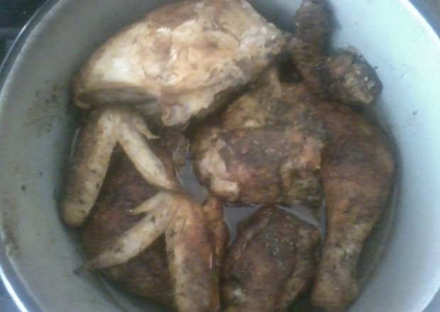 Fotografia przedstawiająca Kurczak pieczony w sosie musztardowym