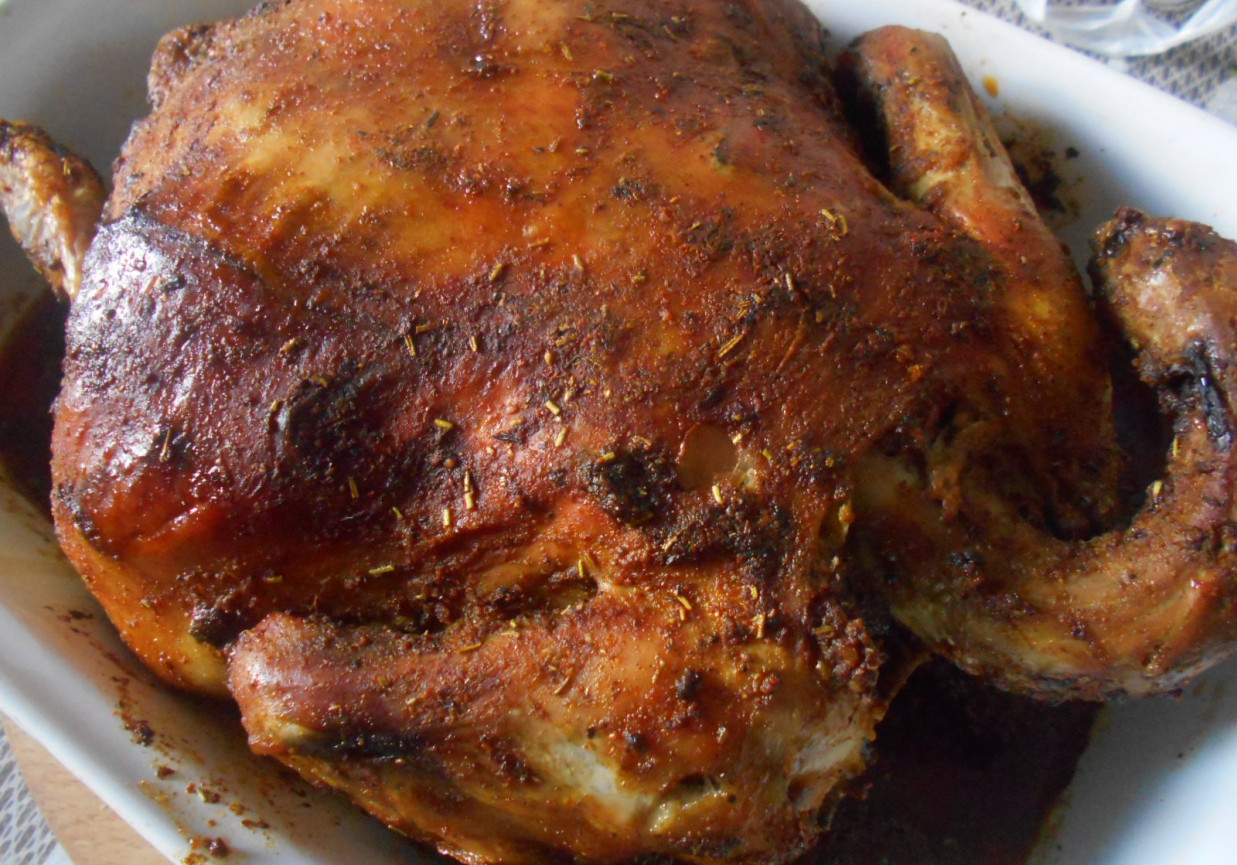 Kurczak pieczony z boczkiem DoradcaSmaku.pl