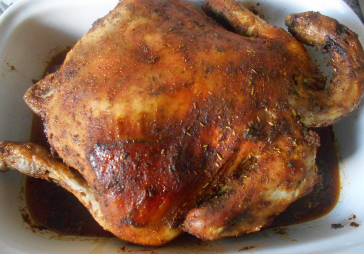 Kurczak pieczony z boczkiem DoradcaSmaku.pl