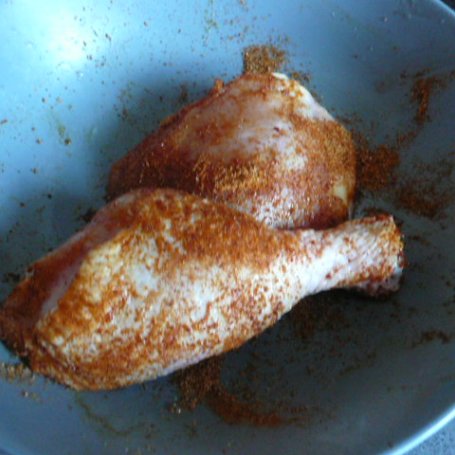 Krok 1 - Kurczak pieczony z melisą foto