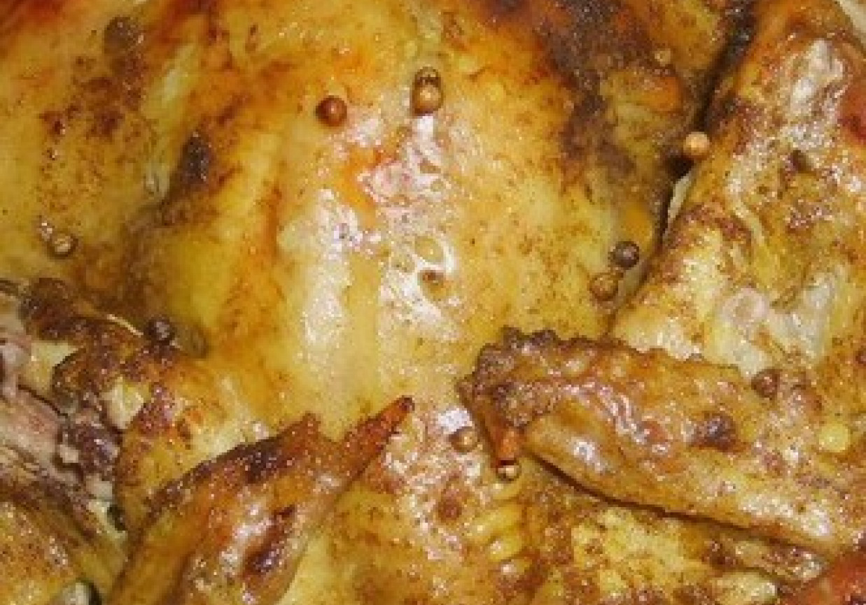 kurczak pieczony z miodem foto