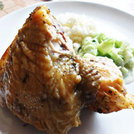 Krok 5 - Kurczak pieczony z piwem foto