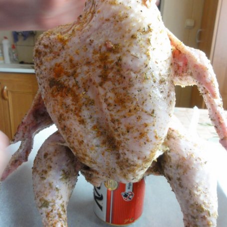 Krok 3 - Kurczak pieczony z piwem foto