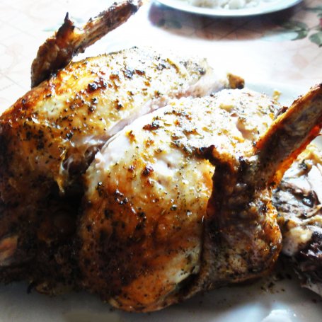 Krok 4 - Kurczak pieczony z piwem foto