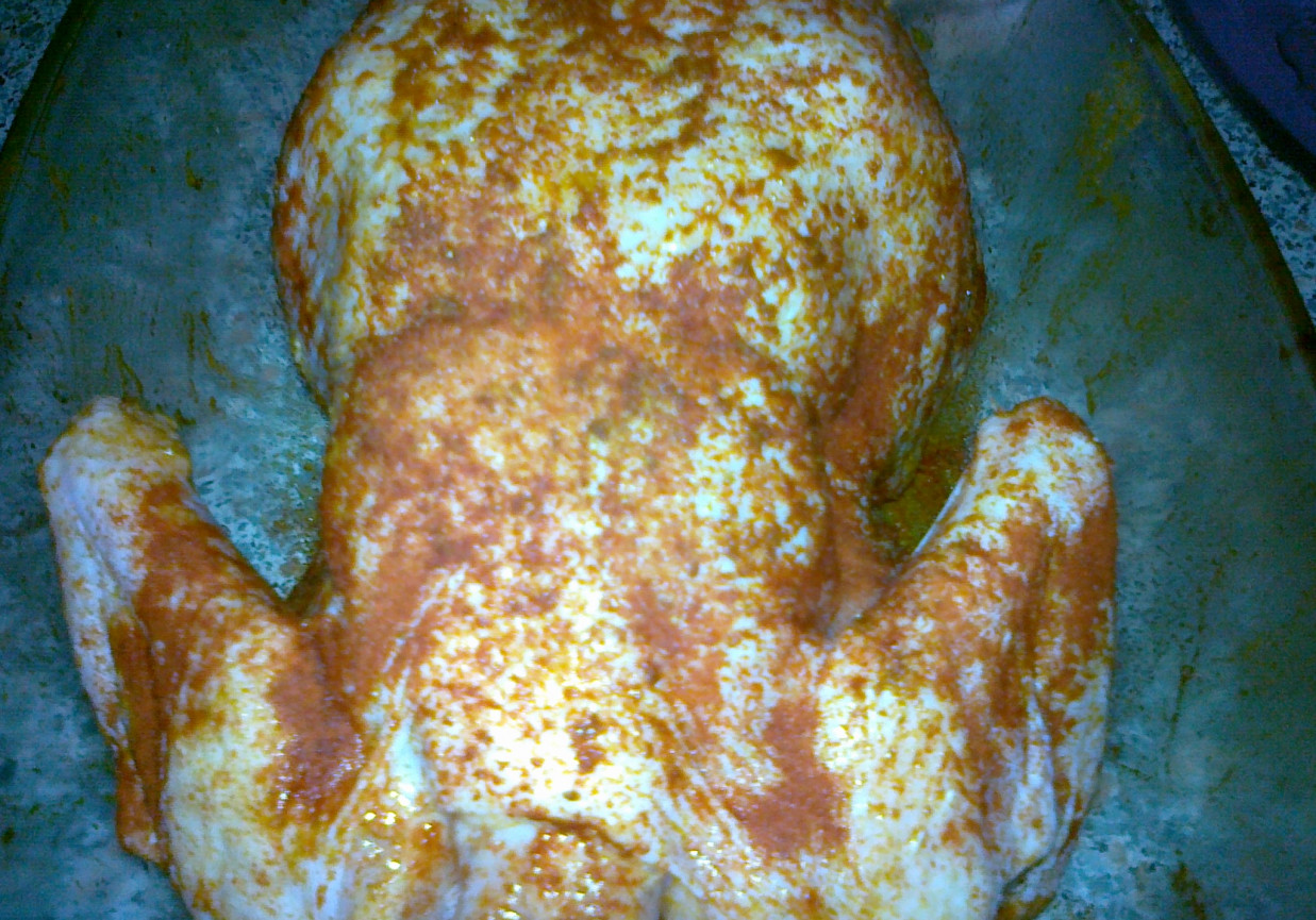 Kurczak pieczony z prodiża halogenowego foto