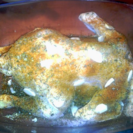 Krok 1 - Kurczak pieczony z ziemniaczkami z rozmarynem foto