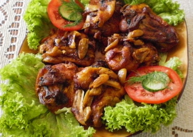 Fotografia przedstawiająca Kurczak pikantny na czosnkowo wg Buni: