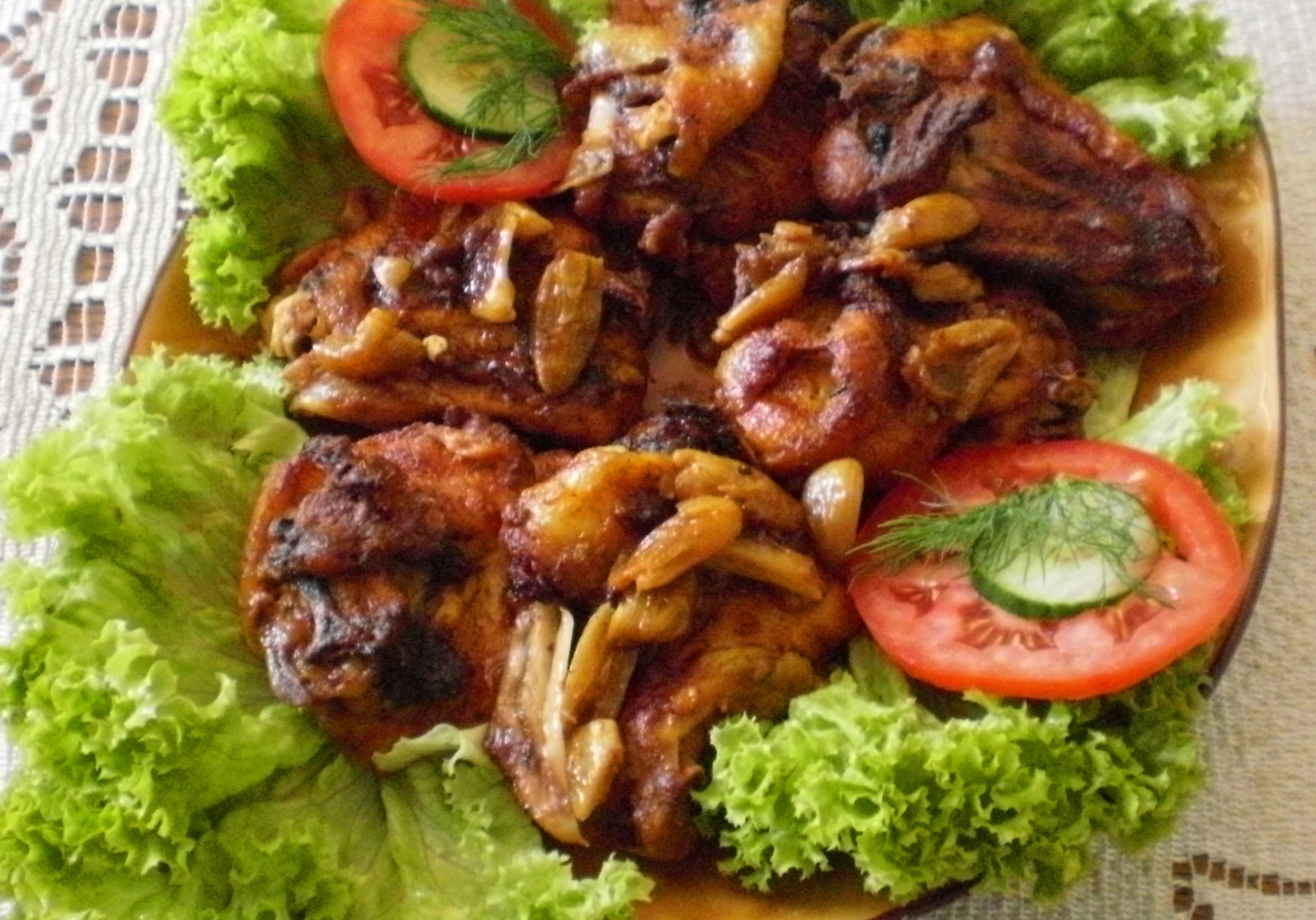 Kurczak pikantny na czosnkowo wg Buni: foto