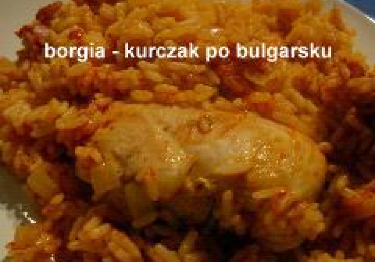 Kurczak po bułgarsku zwany Bułgarem foto