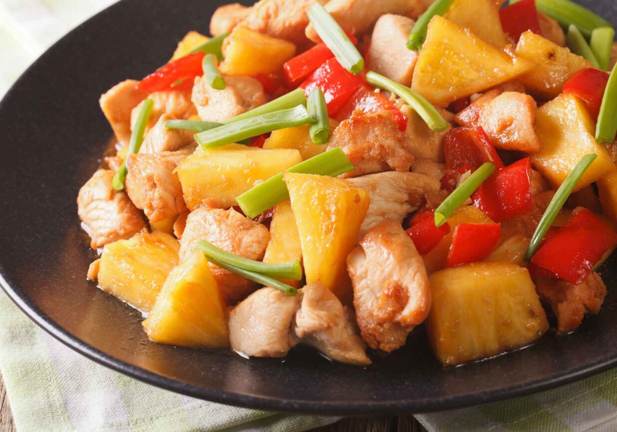 Kurczak po hawajsku foto