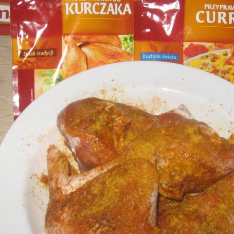 Krok 2 - Kurczak w curry i przyprawie - na parze foto