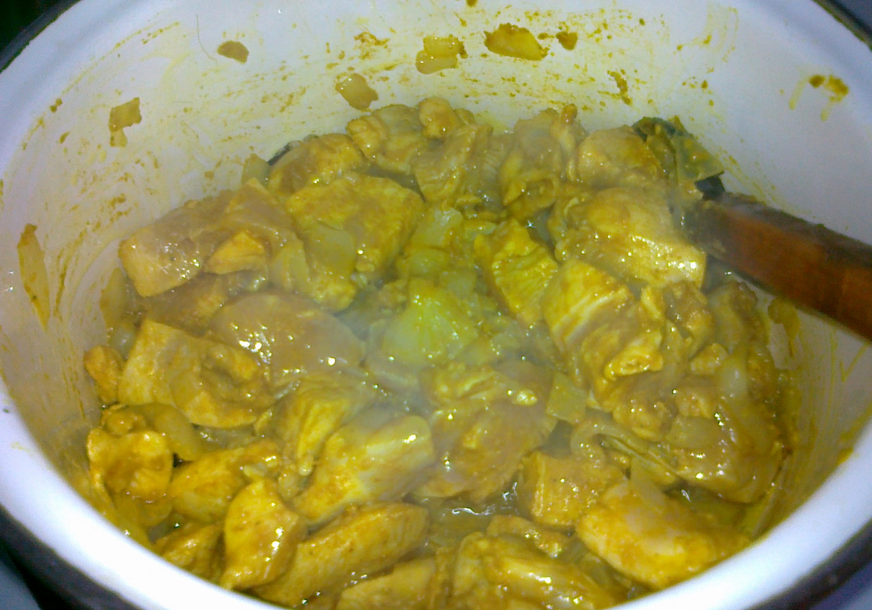kurczak w curry foto