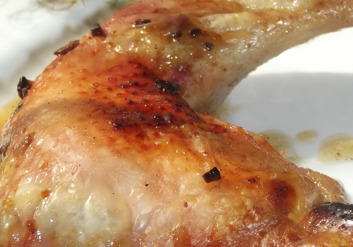 Kurczak w karmelowej glazurze z nutą cynamonu foto