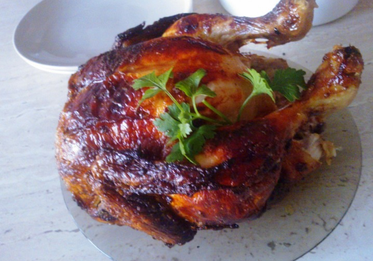 Kurczak w marynacie miodowo musztardowej ze szczyptą chilli foto
