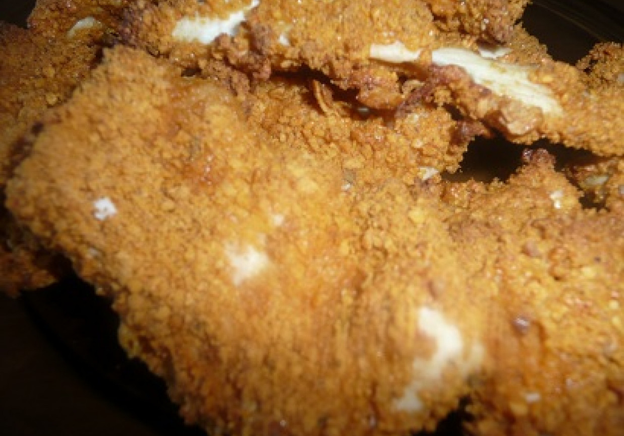 kurczak w panierce ziołowej z piekarnika foto