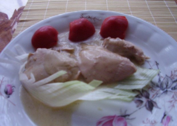 Fotografia przedstawiająca Kurczak w pieprzowym sosie