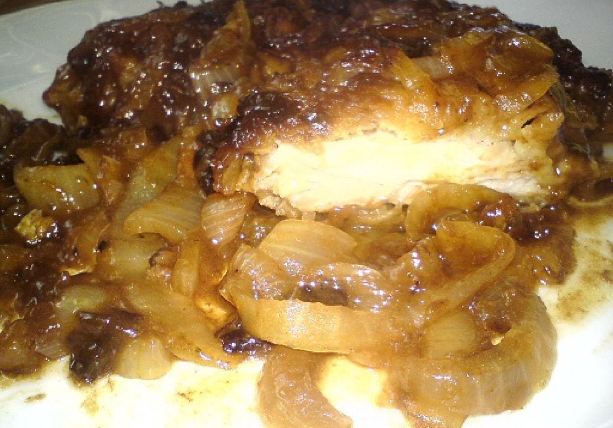 Kurczak w powidłach śliwkowych i keczupie foto