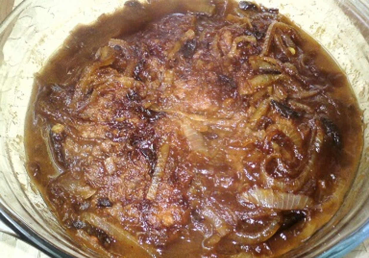 Kurczak w powidłach śliwkowych i keczupie foto