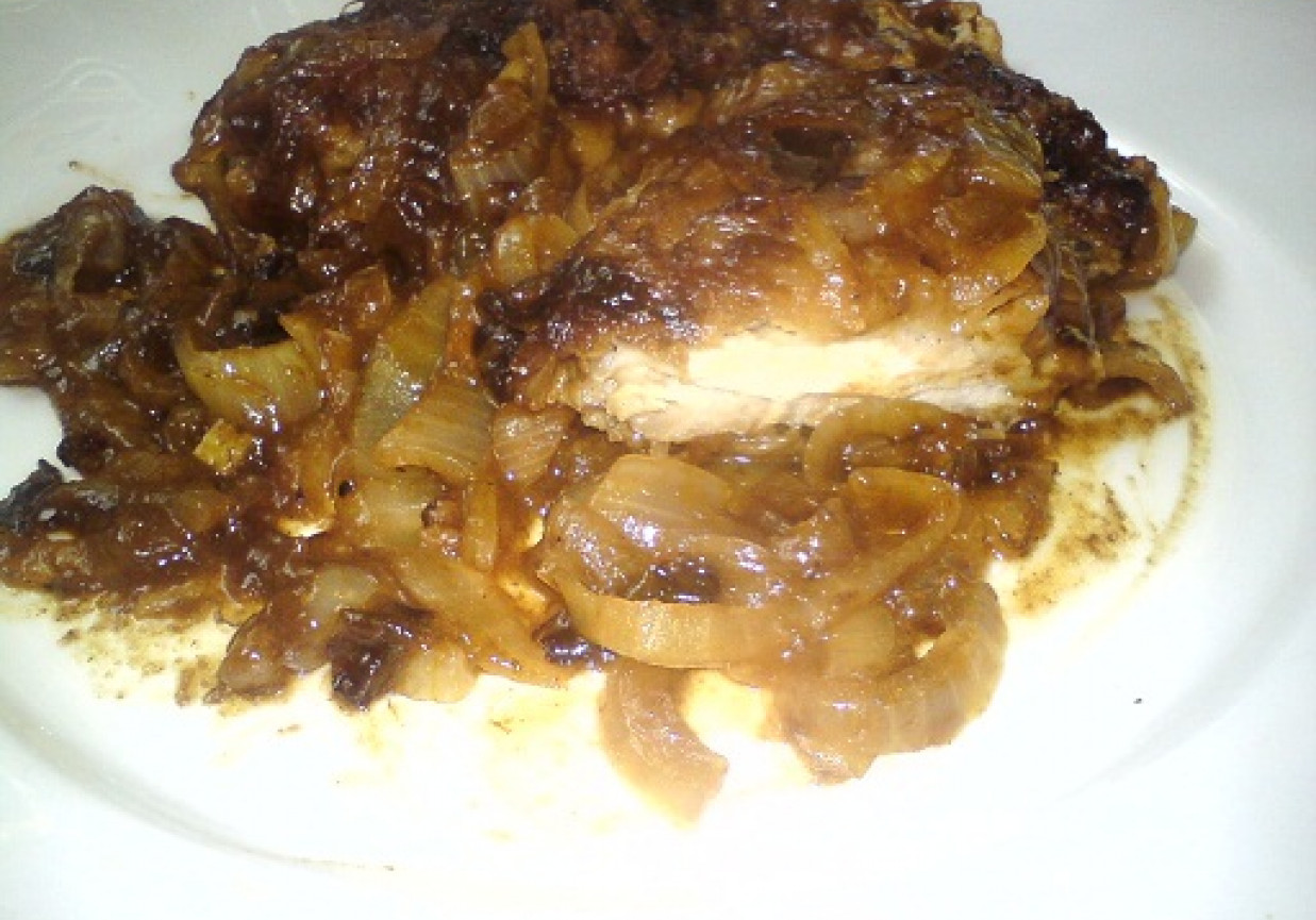 Kurczak w powidłach śliwkowych i keczupie foto