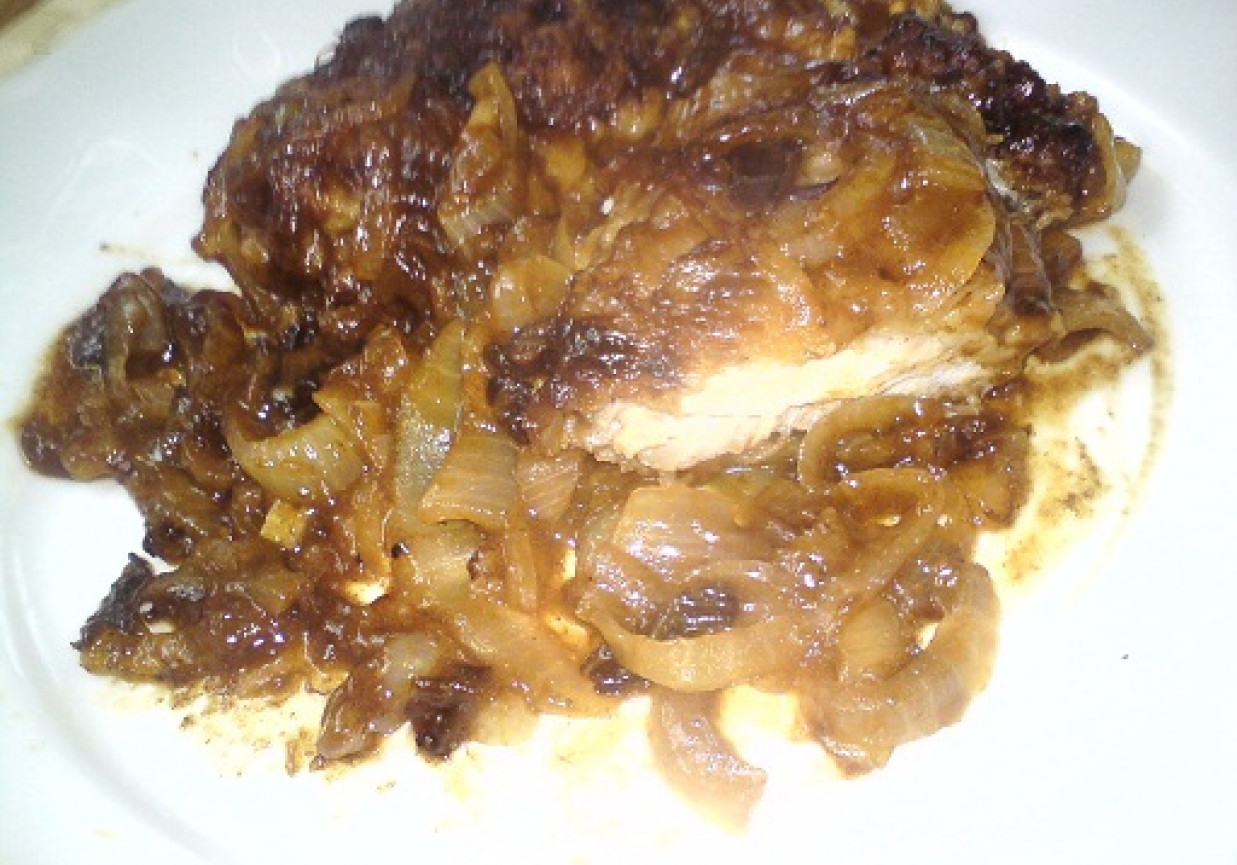 Kurczak w powidłach śliwkowych i keczupie foto