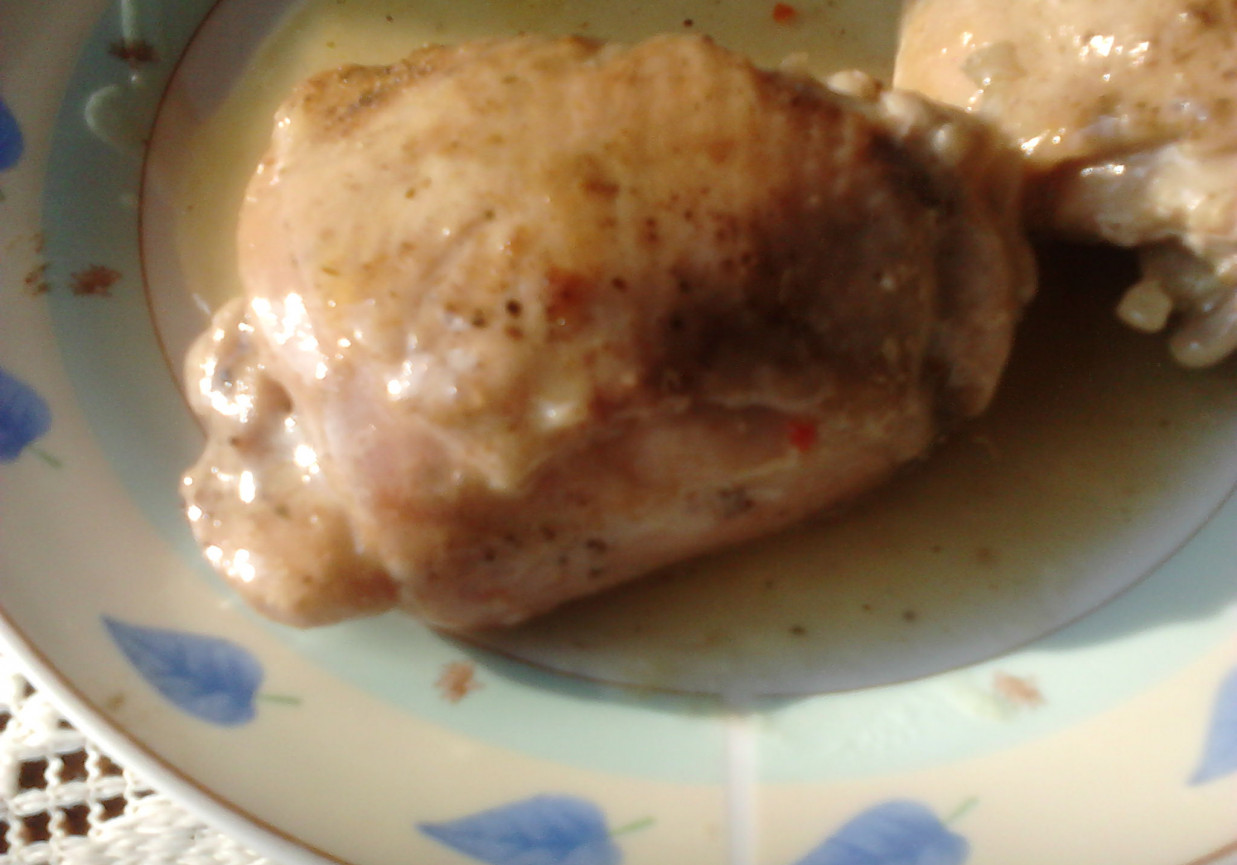 Kurczak w sosie bazyliowo-cytrynowym foto