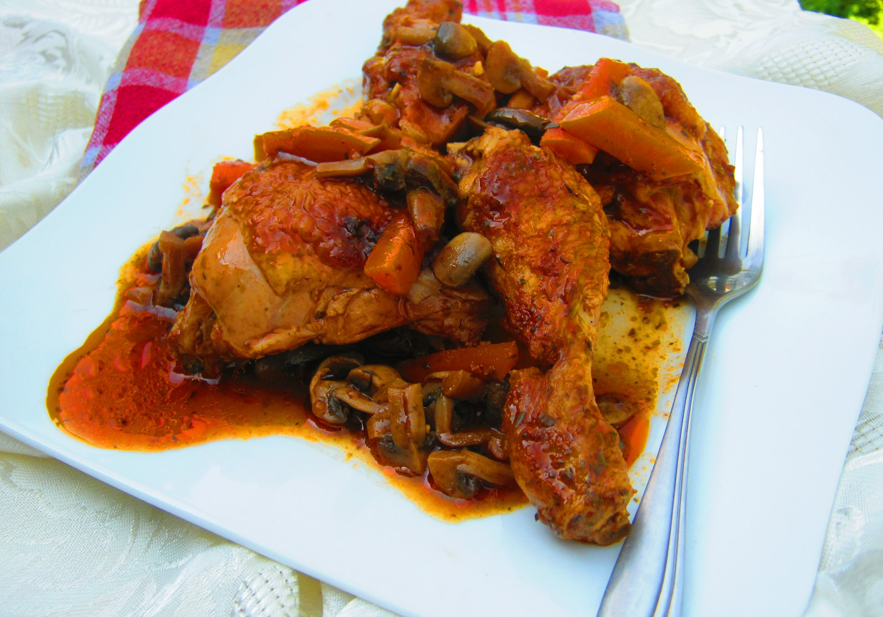 Kurczak w sosie meksykańskim  foto