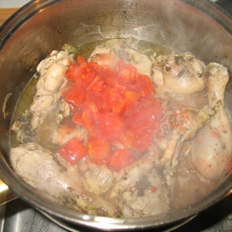 Krok 2 - Kurczak w sosie pomidorowym foto