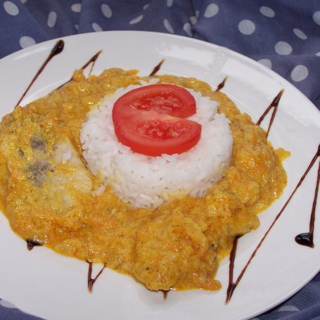 Krok 6 - Kurczak w sosie z dyni. foto