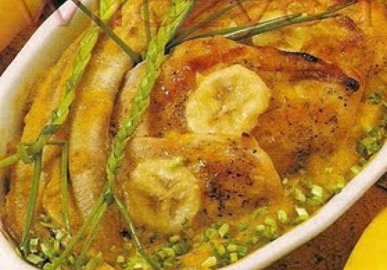 kurczak z bananami niedrogie i efektowne DoradcaSmaku.pl