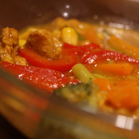 Krok 5 - Kurczak z curry i kurkumą foto