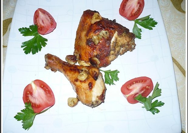 Fotografia przedstawiająca Kurczak z czosnkiem