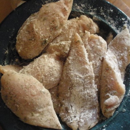 Krok 2 - Kurczak z dynią i pieczarkami w sosie śmietanowym foto