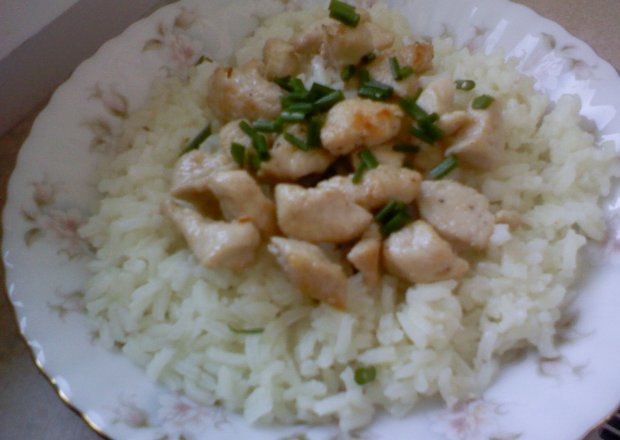Fotografia przedstawiająca Kurczak z ryżem
