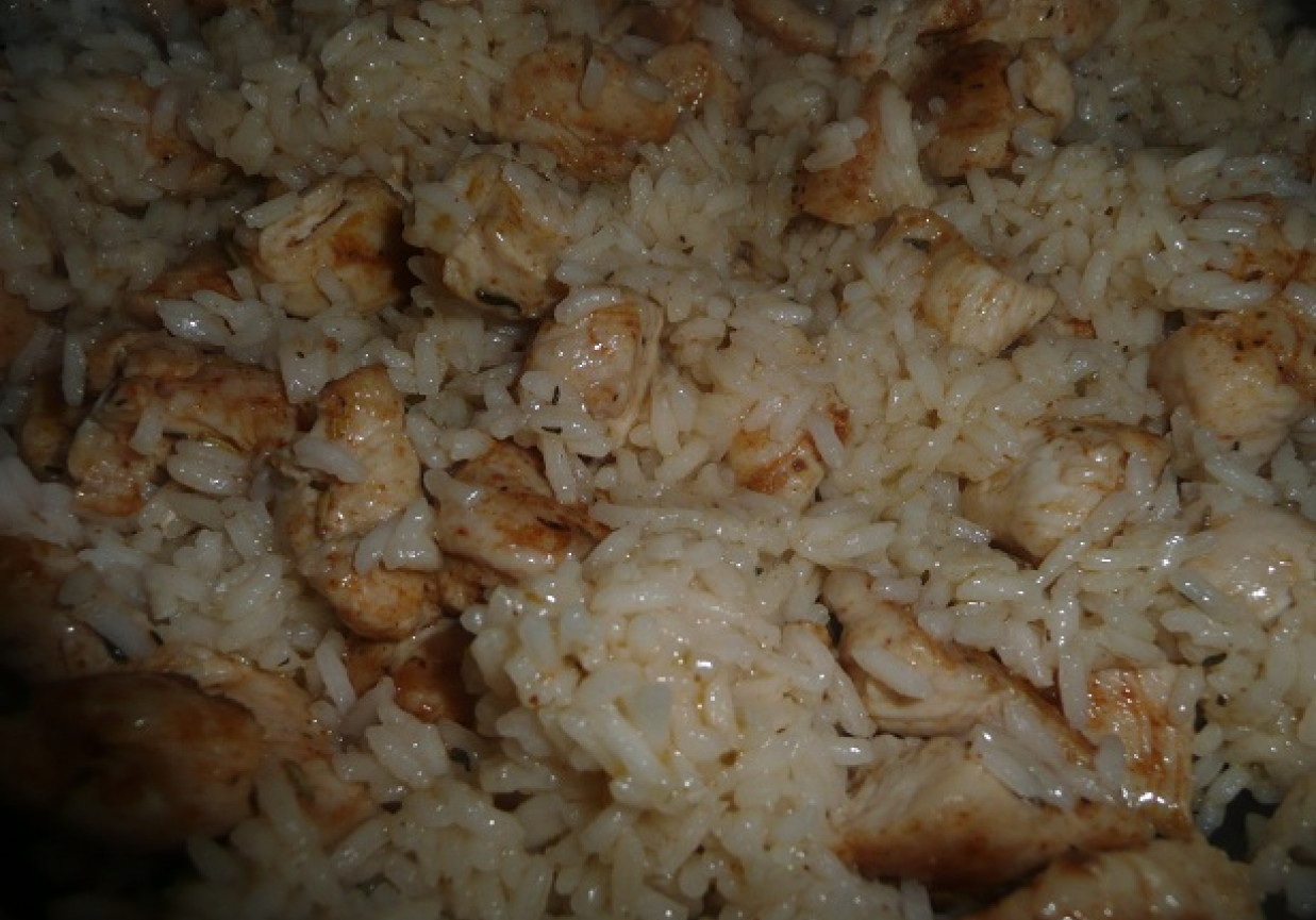 kurczak z ryżem foto
