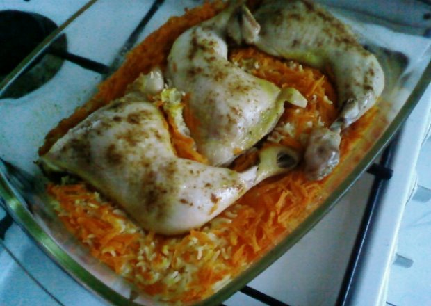 Fotografia przedstawiająca Kurczak z ryżem.