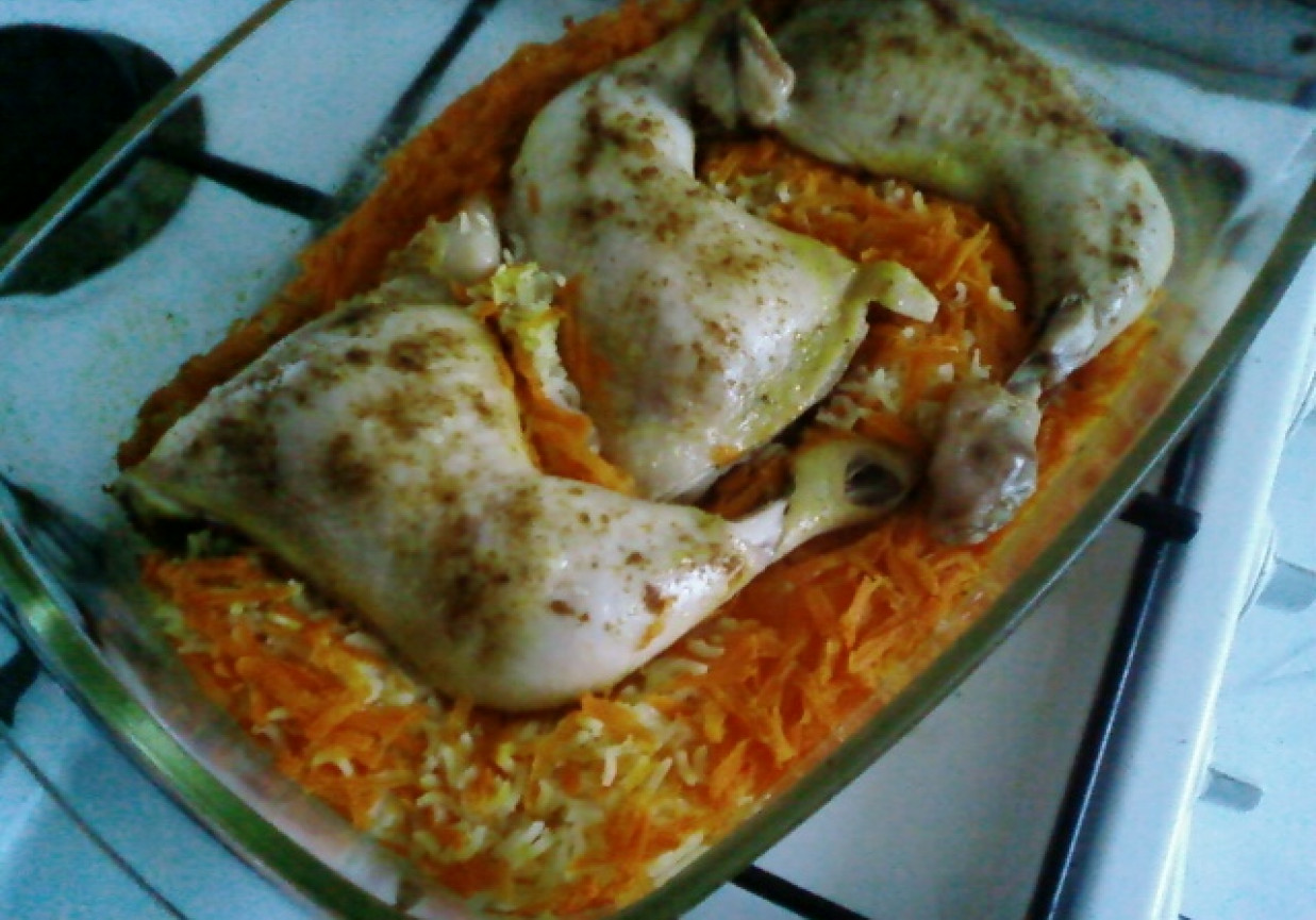 Kurczak z ryżem. foto