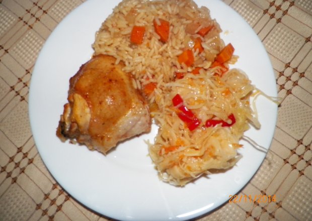 Fotografia przedstawiająca Kurczak z ryżem