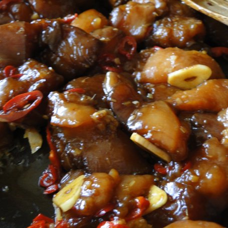 Krok 5 - Kurczak z trawą cytrynową i chili foto