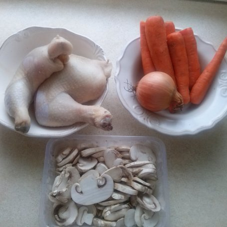 Krok 2 - kurczak z warzywami foto