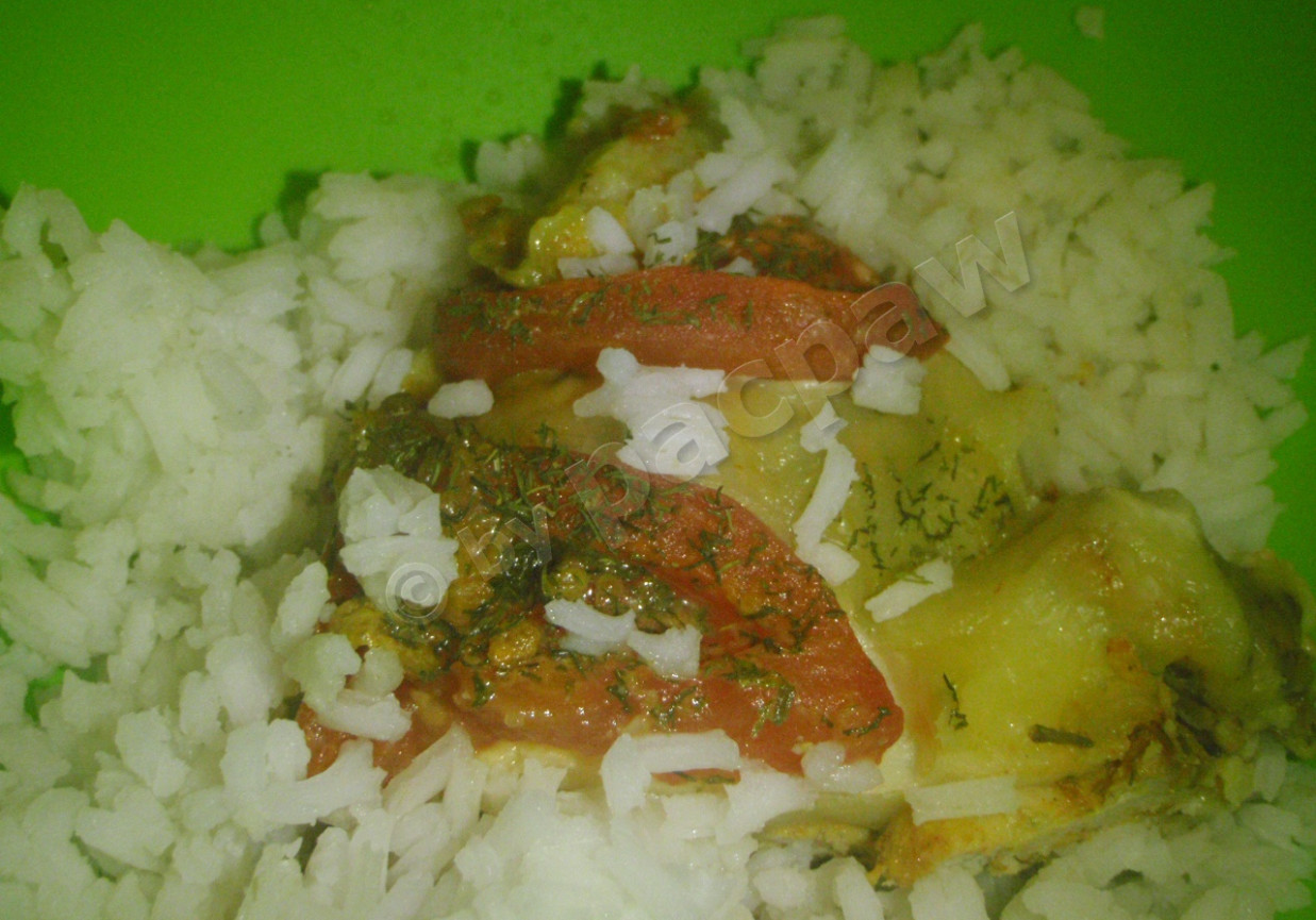 Kurczak zapiekany w mozzarellą foto