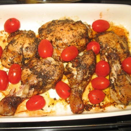 Krok 4 - Kurczak zapiekany z pomidorkami i mozzarellą foto