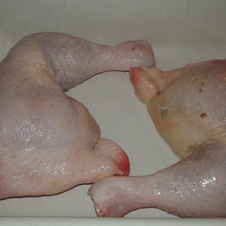 Krok 1 - Kurczaki pieczone w soku jabłkowym foto