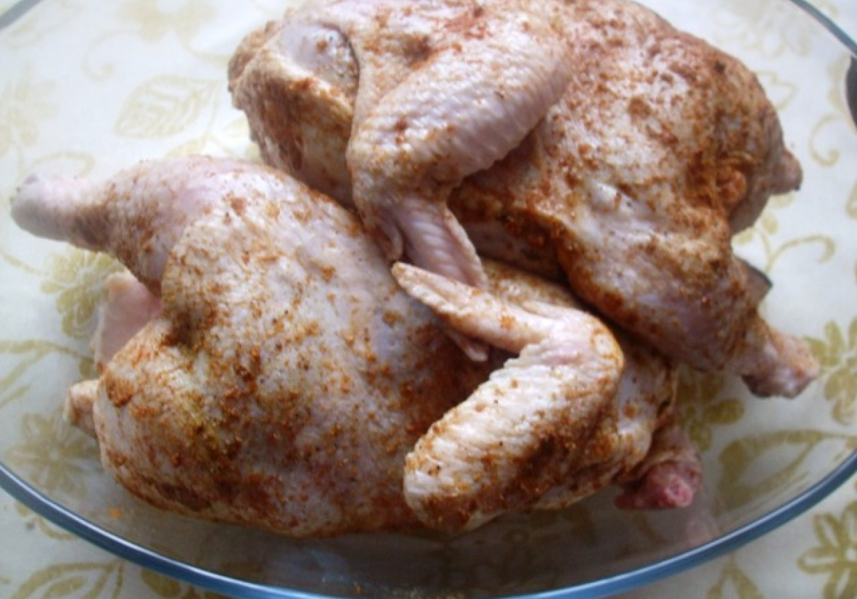 Kurczaki pieczone foto