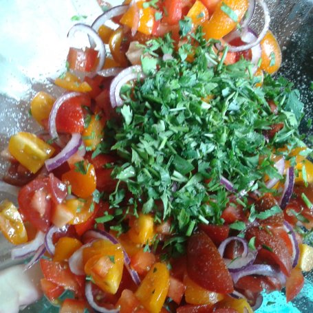 Krok 3 - Kuskus z pomidorową salsą foto