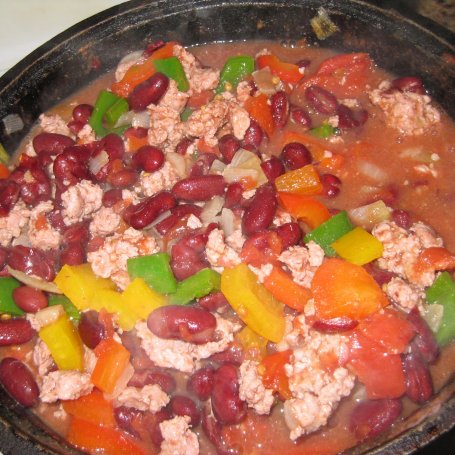Krok 4 - łagodne chili con carne foto