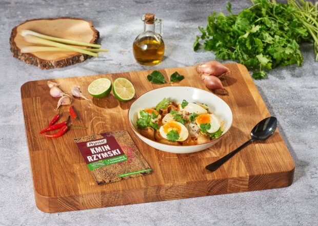 Fotografia przedstawiająca Laksa - pikantna zupa azjatycka, DS XXIII, odc. 30