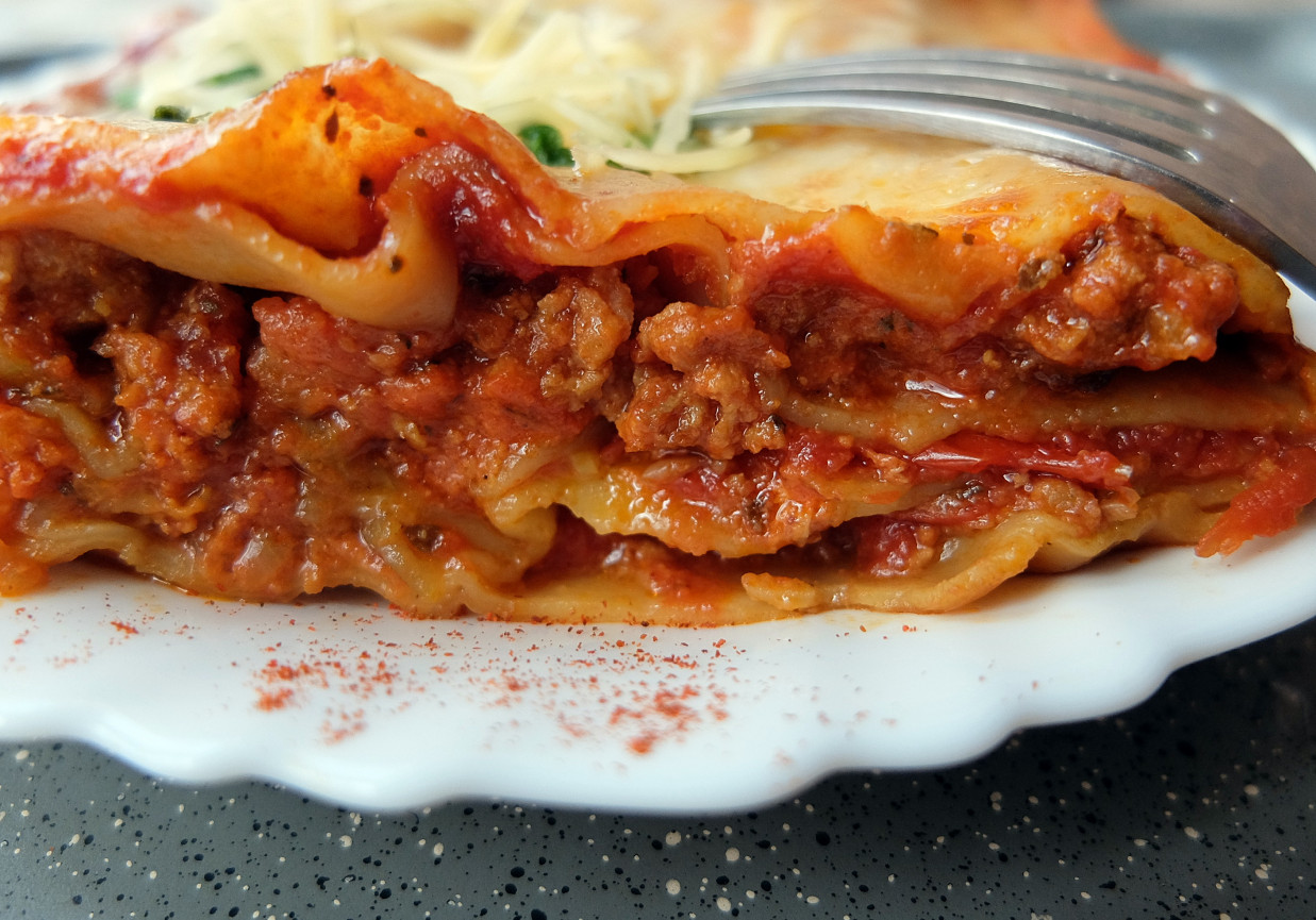 Lasagne bolognese (wersja prawie klasyczna) foto