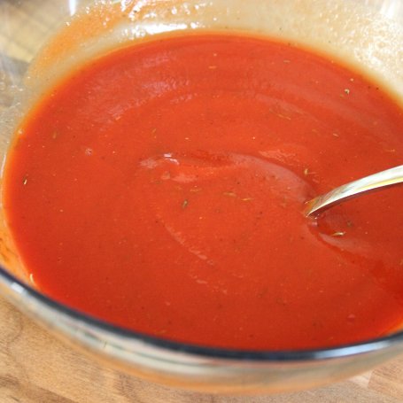 Krok 4 - Lasagne z cukinią i kurczakiem zapiekana w dwóch sosach foto