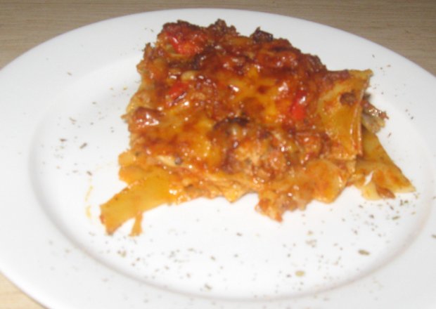 Fotografia przedstawiająca Lasagne z kolendrą